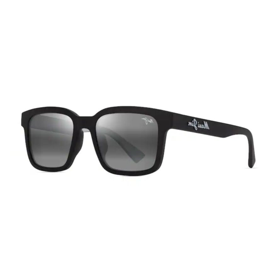 Maui Jim Matte Black Mj0659sa Rectangular Sunglasses