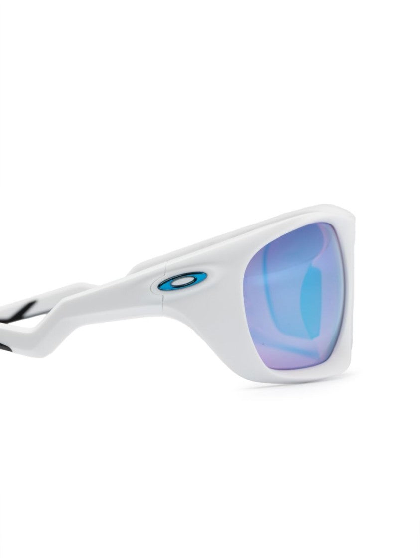 Oakley Wraparound Sunglasses With Matte Finish