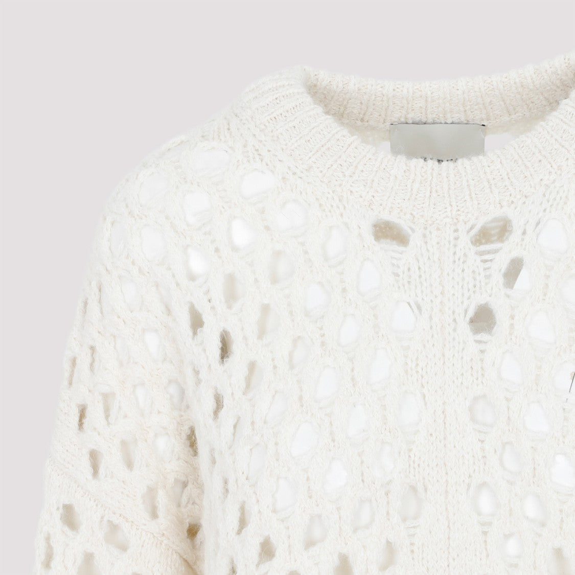 Isabel Marant Ecru Baby Alpaca Tane Sweater