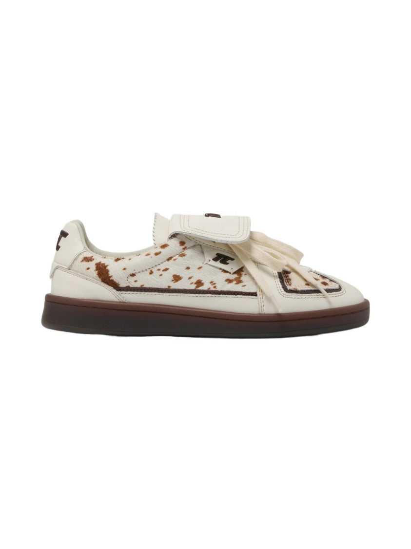 Thesing Cow Print Big Bang Suede Removable Tongue Sneakers