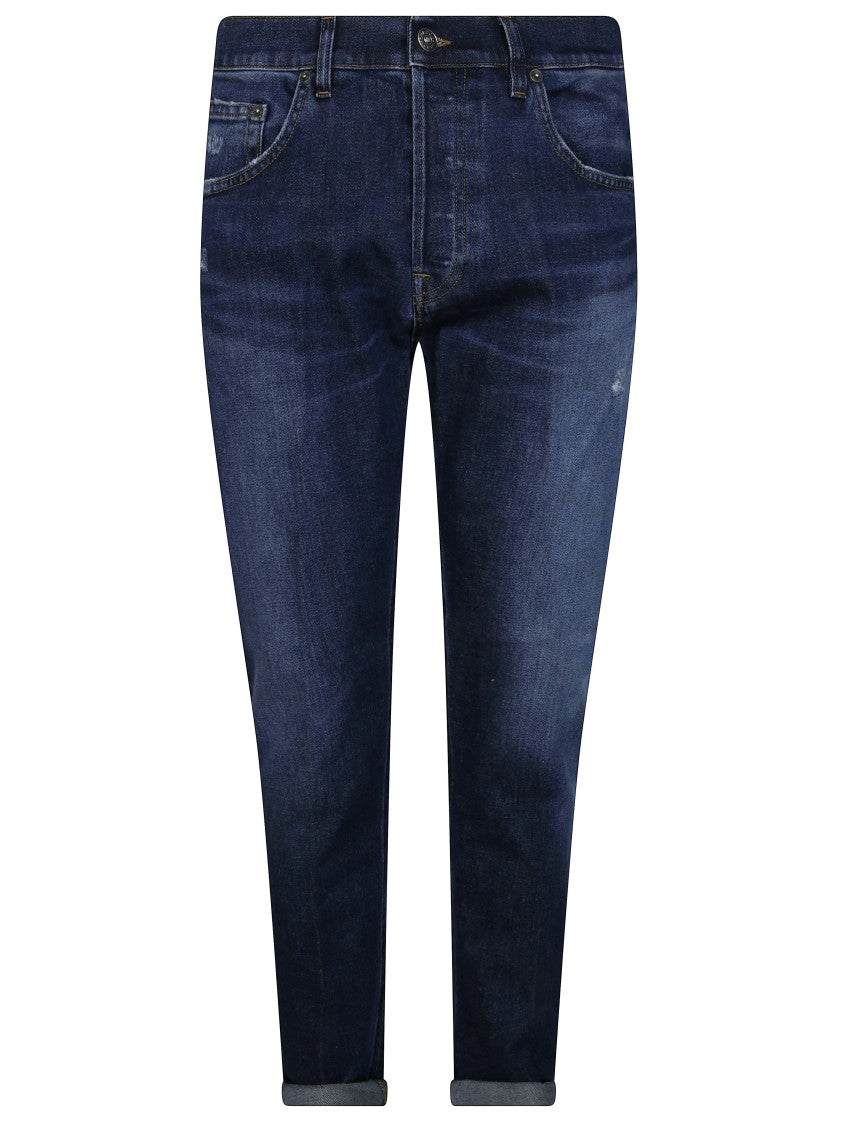 Dondup Icon Classic Rolled Hem Five-Pocket Denim Jeans