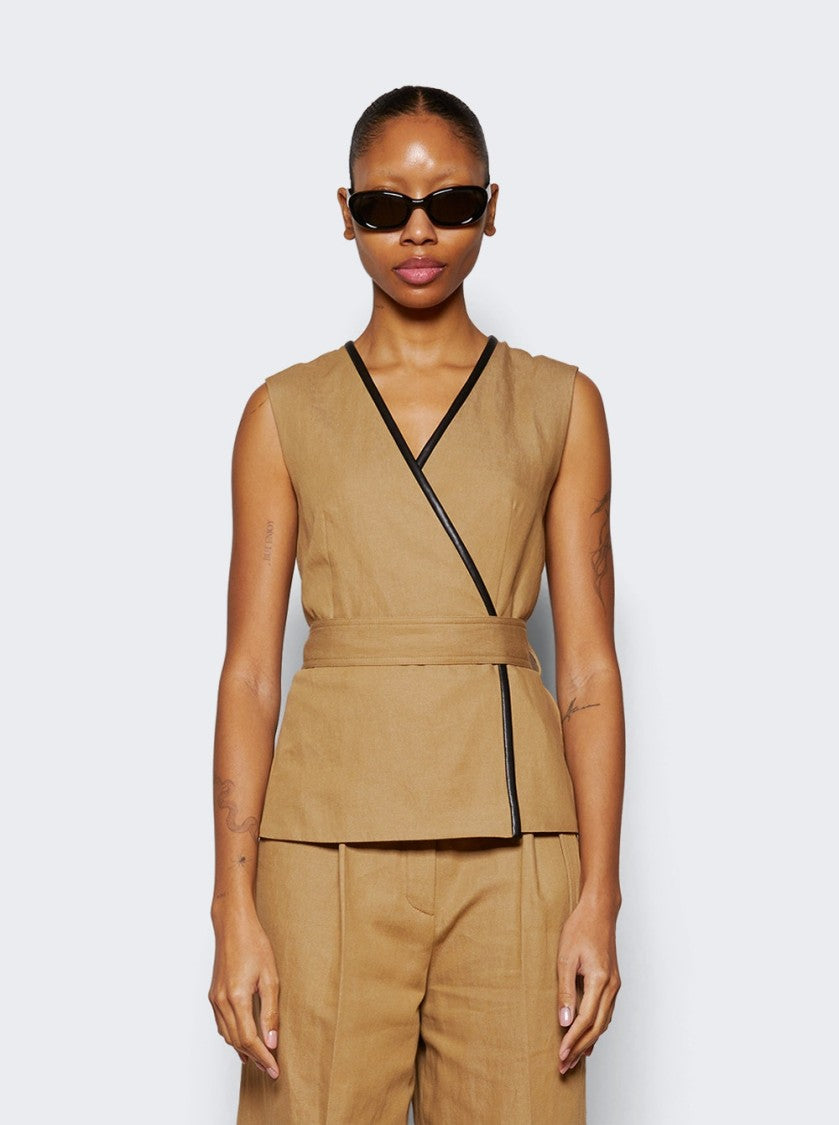 Proenza Schouler Elliot Top Hazelnut