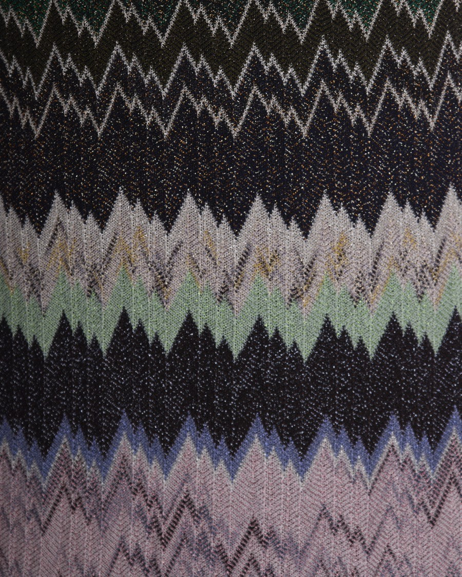 Missoni Multicolor Lamé Viscose Dress