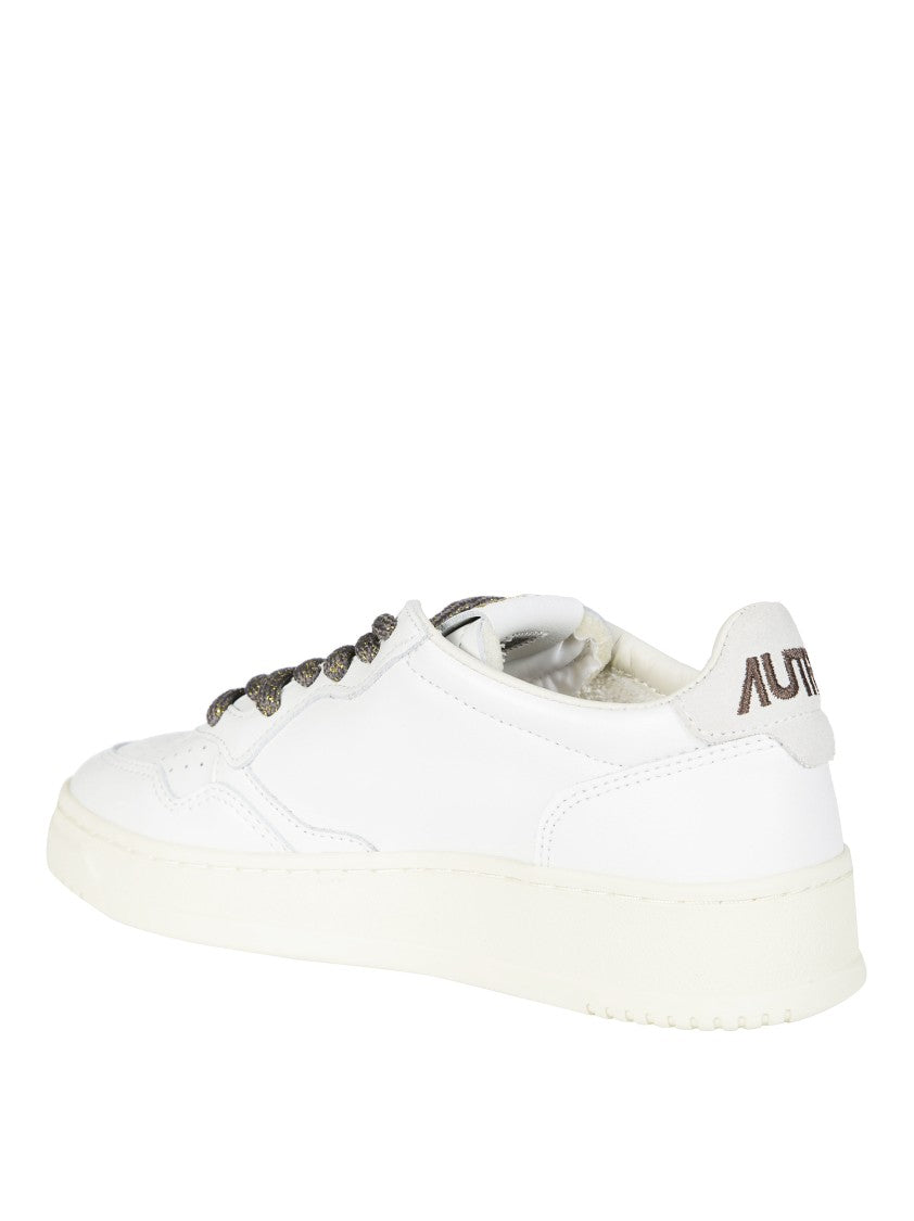 Autry White Leather Sneakers