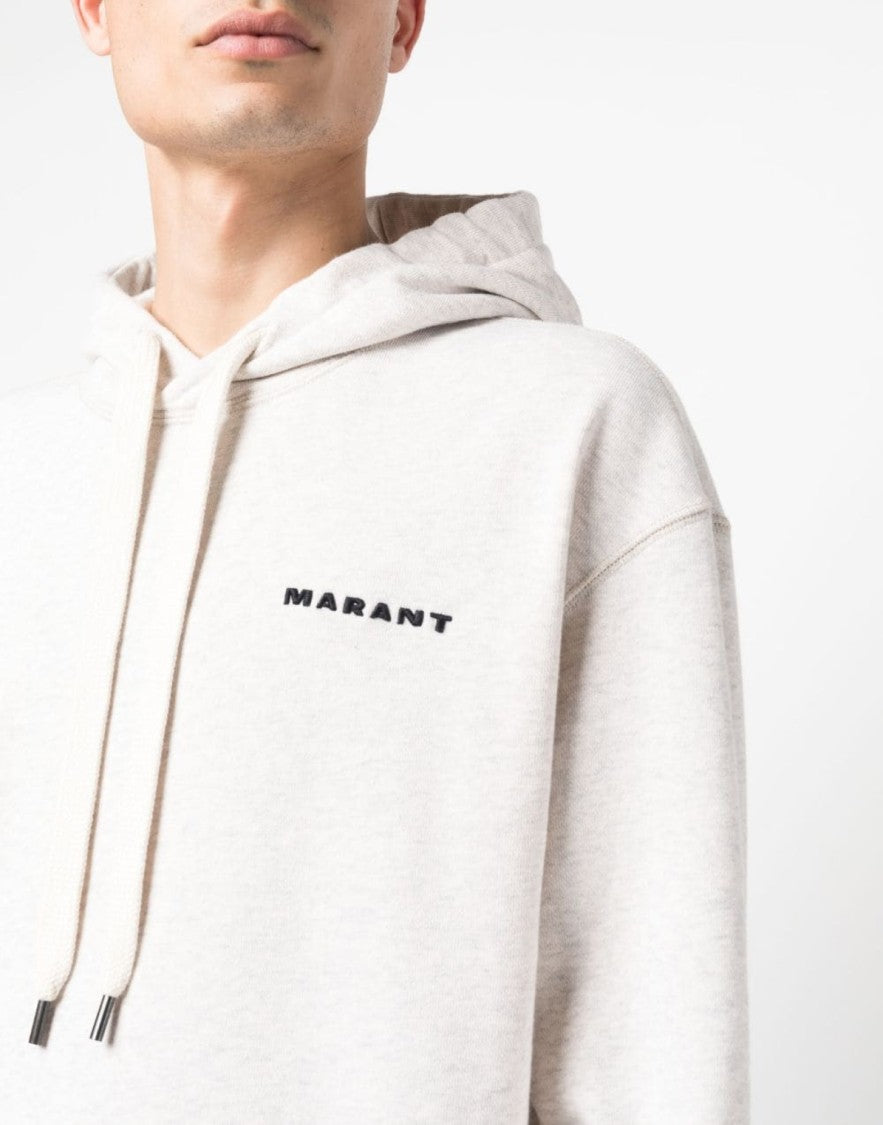 Isabel Marant Marcello Logo Embroidered Hoodie