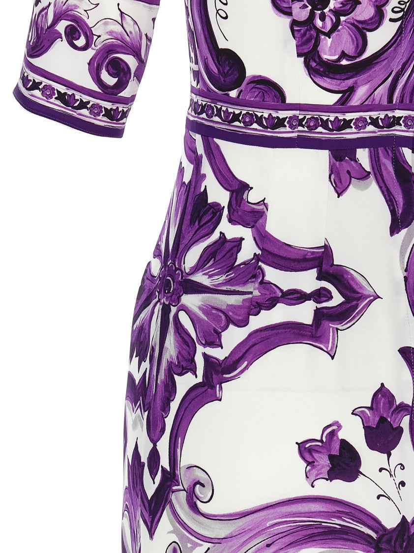 Dolce & Gabbana Maiolica' Print Dress