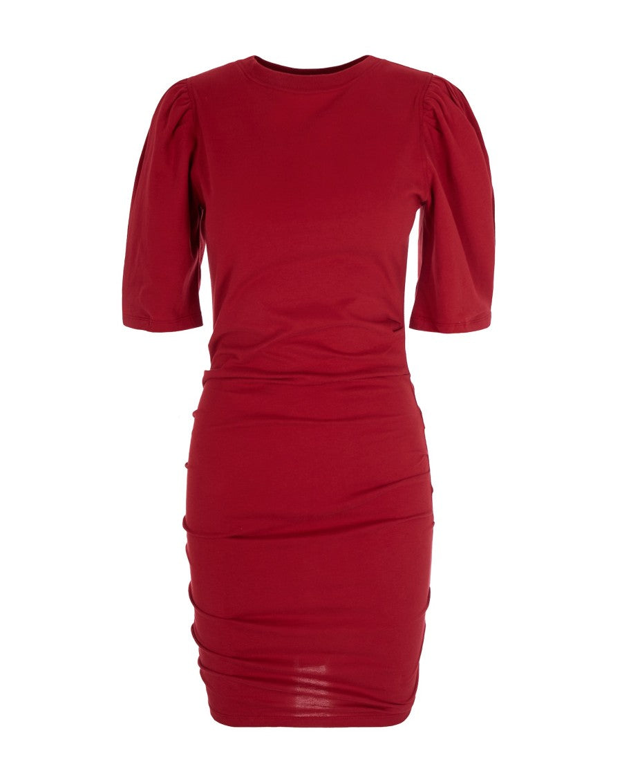 Isabel Marant Fitted Short Dress With Pleated Effect