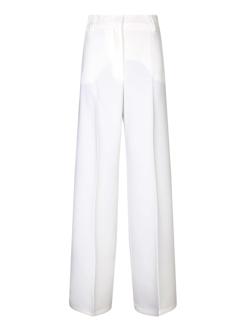 Blanca Vita White Tailored Fit Trousers