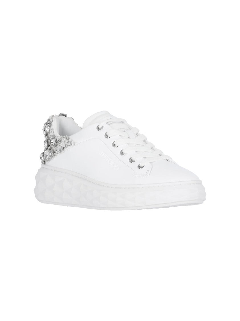 Jimmy Choo "Diamond Maxi/F Ii" Sneakers – White