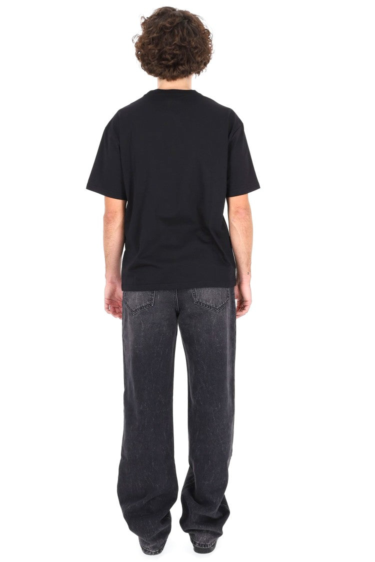 A.P.C. Cotton T-Shirt With Center Logo And Relaxed Fit