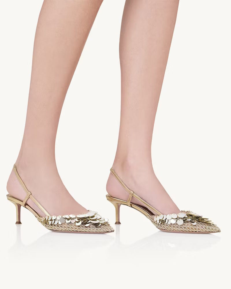 Aquazzura Can Can Pump 50