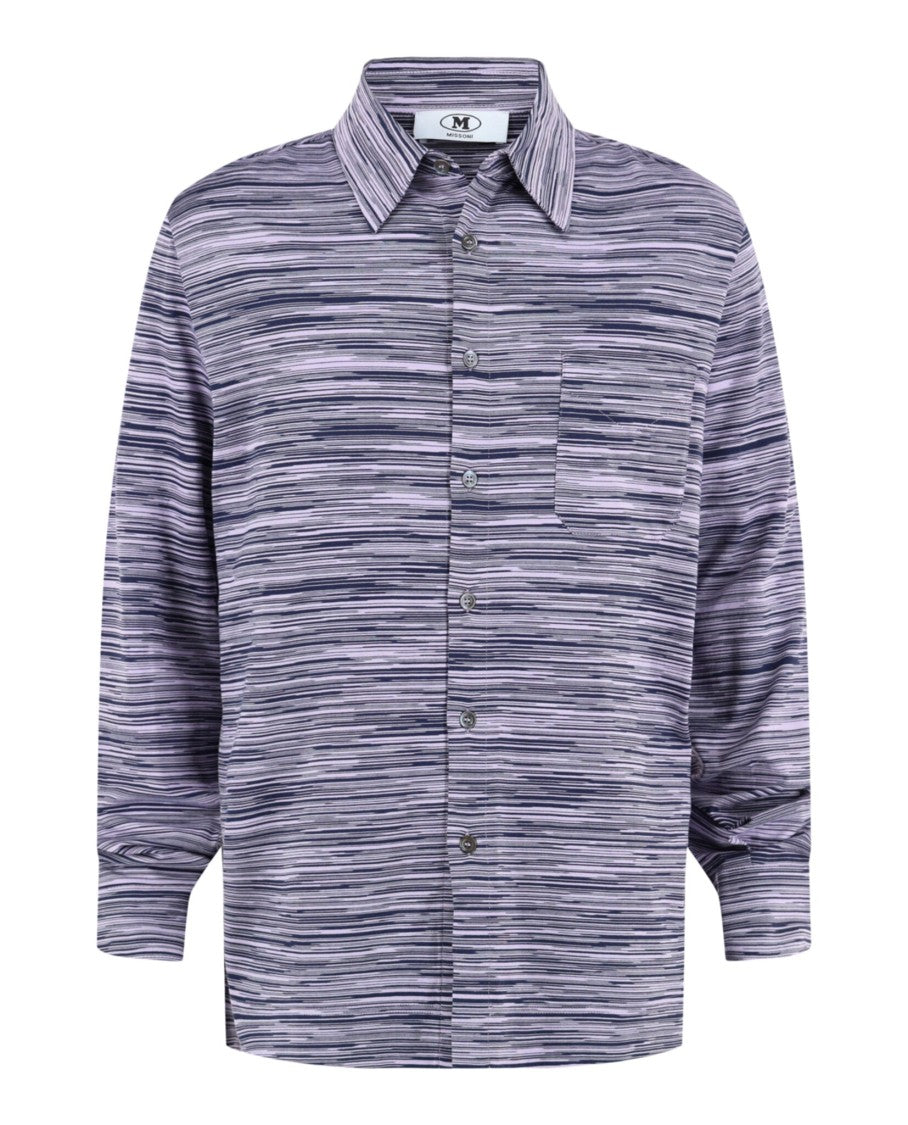 M Missoni Slub Button-Up Shirt