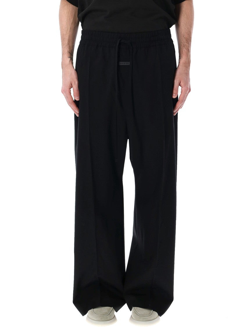 Fear Of God Wide Leg Drawstring Cotton Trousers