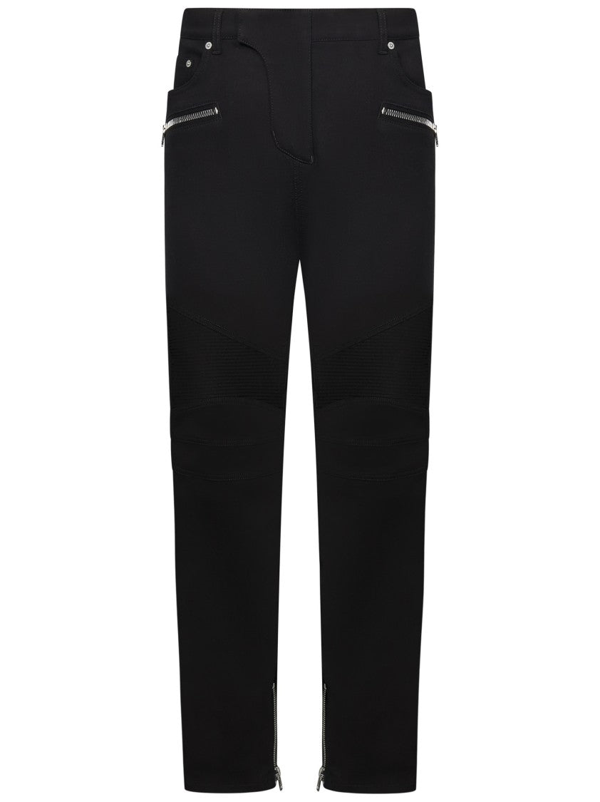 Balmain Black Slim-Fit Biker Jeans