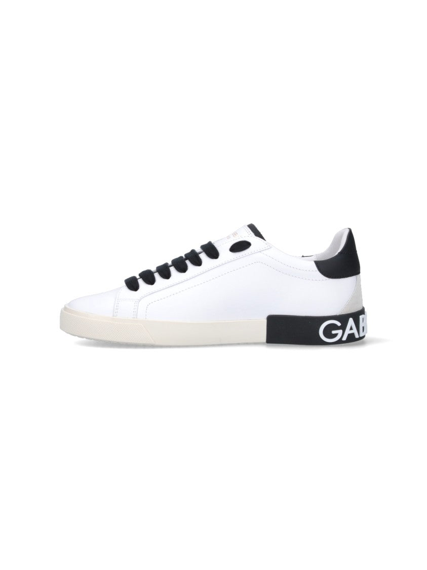 Dolce & Gabbana "Portofino Vintage" Sneakers – White