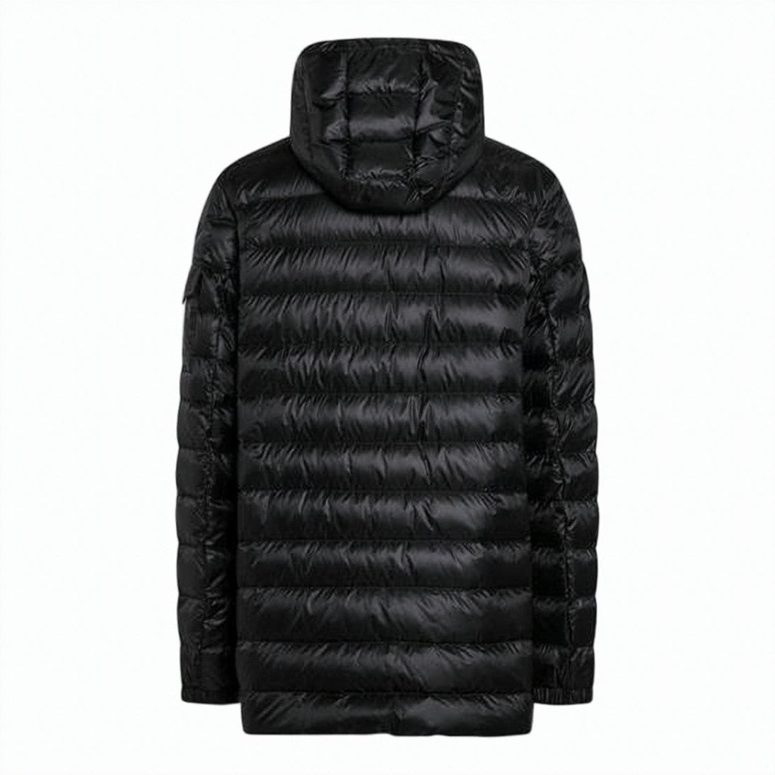Moncler Horizontal Quilted Black Padded Jacket