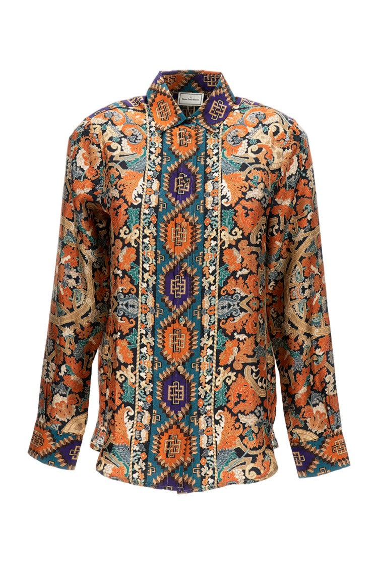 Pierre-Louis Mascia Multicolour Patterned Shirt With Design