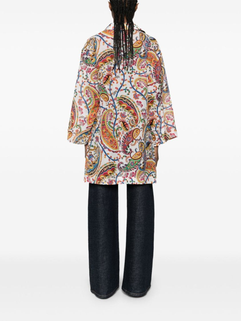 Etro Multicolour Paisley Pattern Shirt With Relaxed Fit