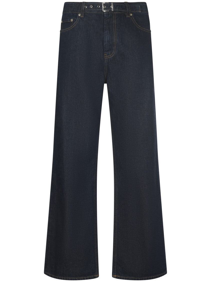 Ganni Wide-Leg High Waist Jeans