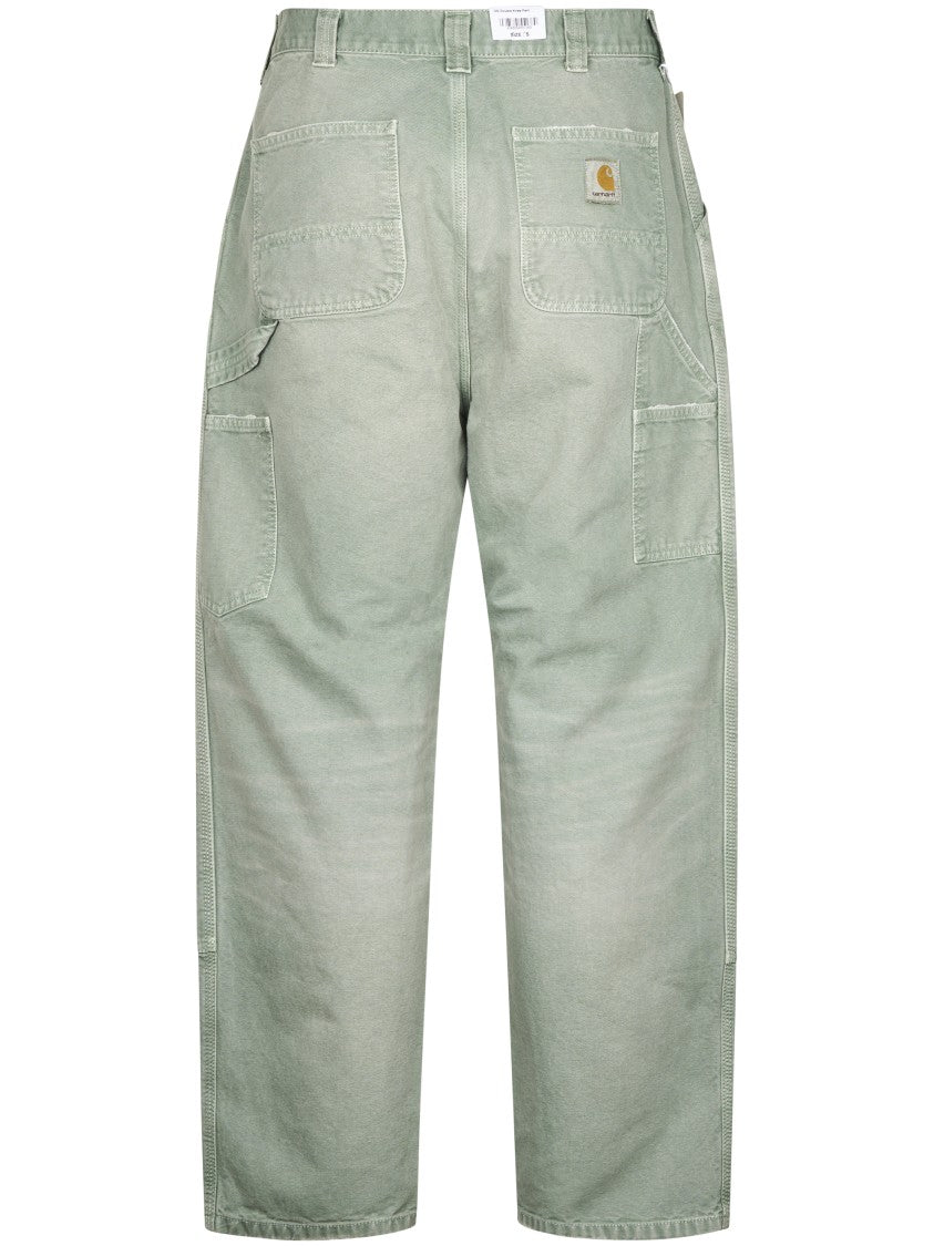Carhartt Wip Relaxed Fit Utility Trousers With Reinforced Double Knee Patches