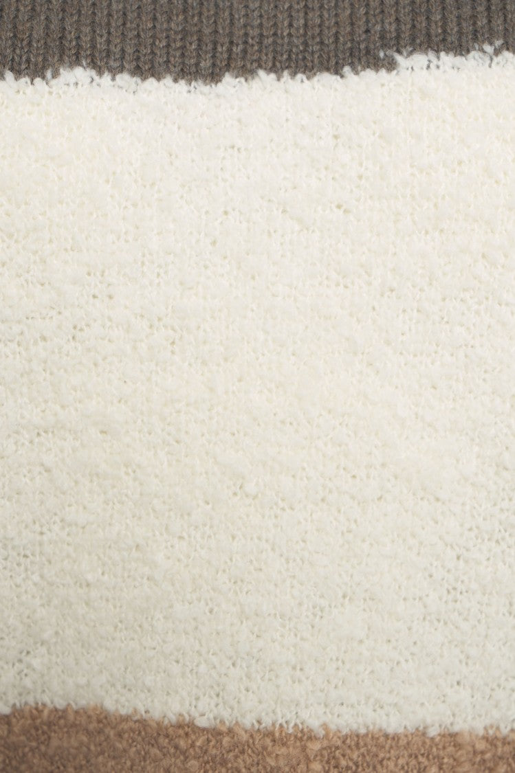 Staud Bouclé Sheep Motif Merino Wool Sweater By Staud