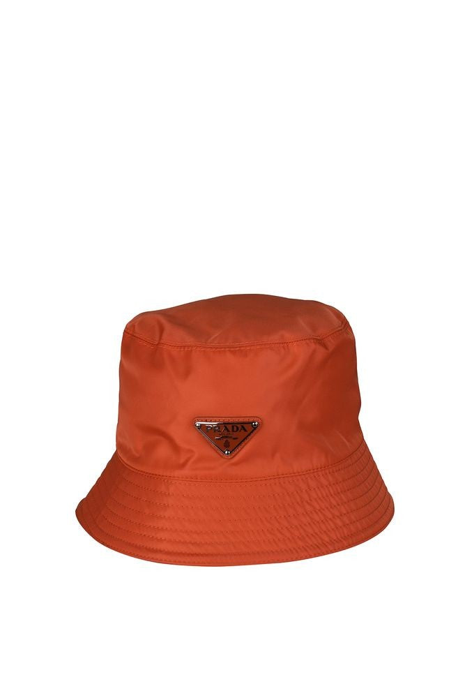 Prada Re-Nylon Bucket Hat With Triangular Enamel Logo