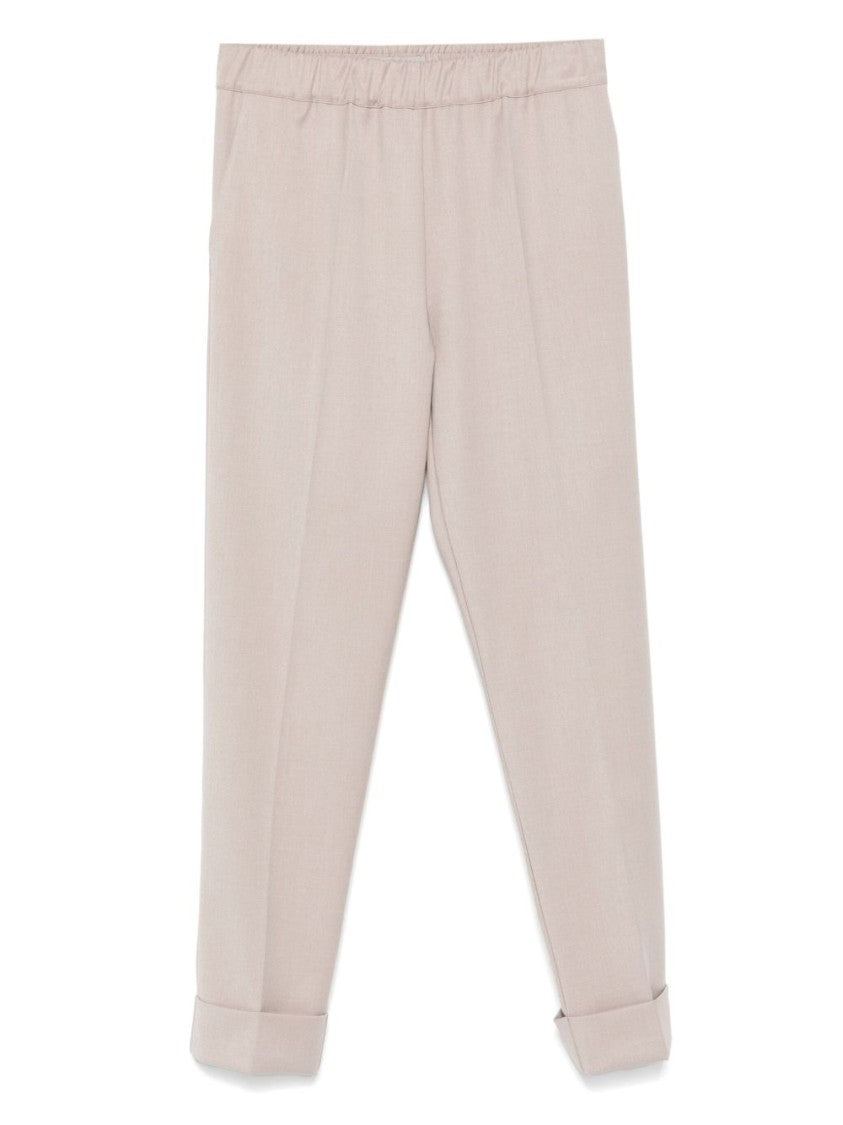 Dexterior Straight-Leg Trousers With Tapered Fit