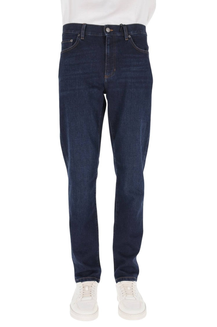 Zegna Straight-Leg Denim Jeans With Refined Indigo Finish