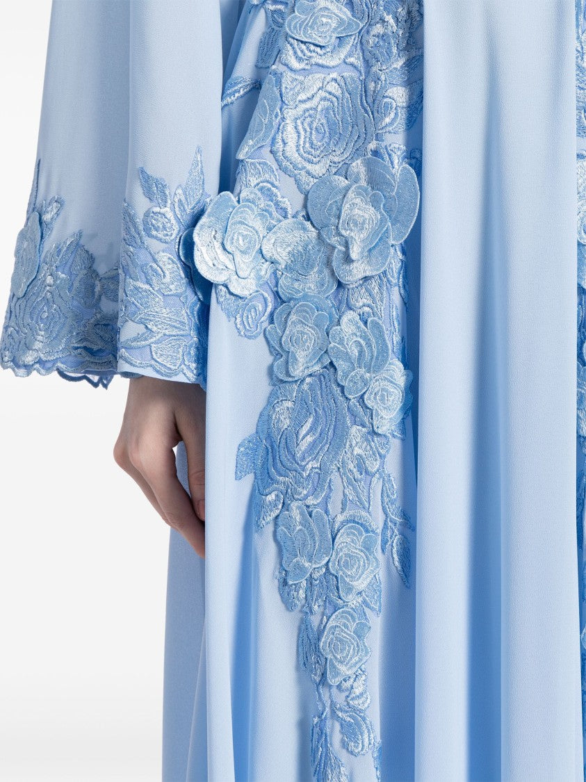 Saiid Kobeisy Crepe Georgette Beaded Kaftan