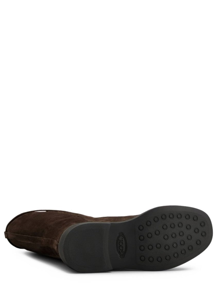Tod's Suede Calfskin Tall Boots