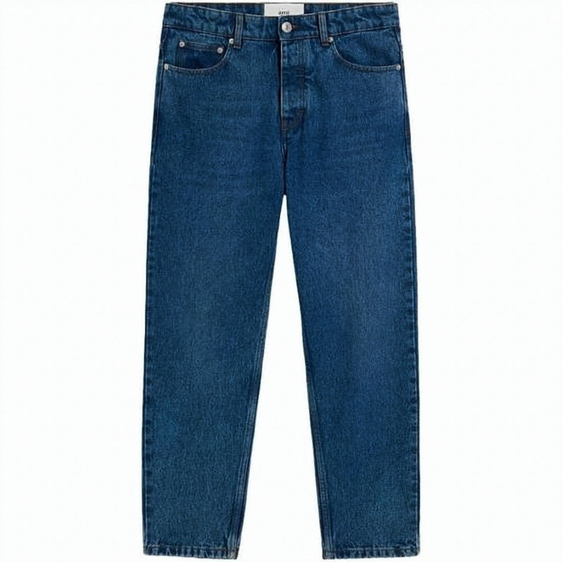 Ami Paris Tapered Fit Jeans With Classic Five-Pocket Design