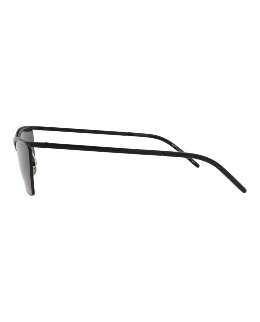 Saint Laurent Cat Eye-Frame Metal Sunglasses With Adjustable Nose Pads
