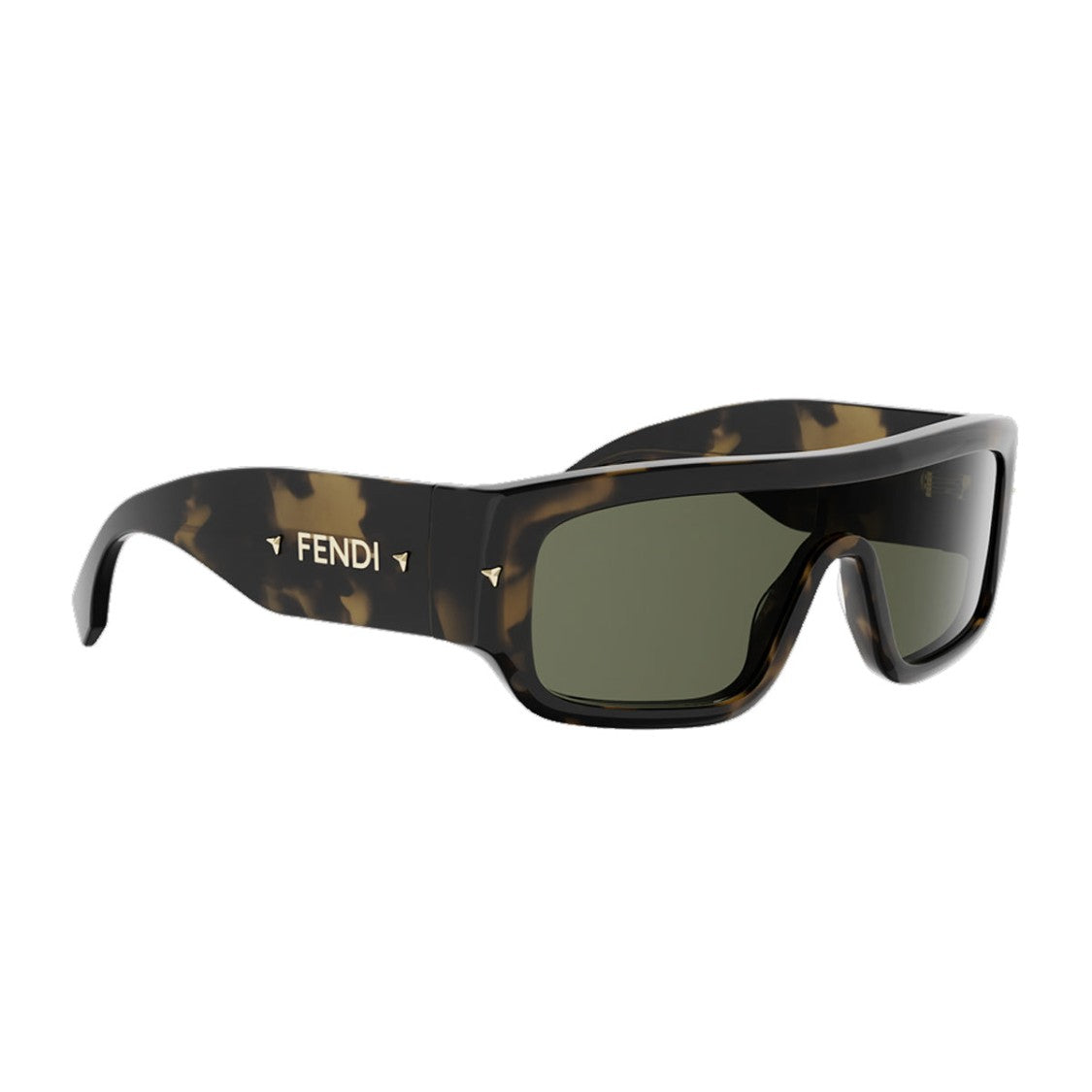 Fendi Havana Screen Bold Acetate Sunglasses