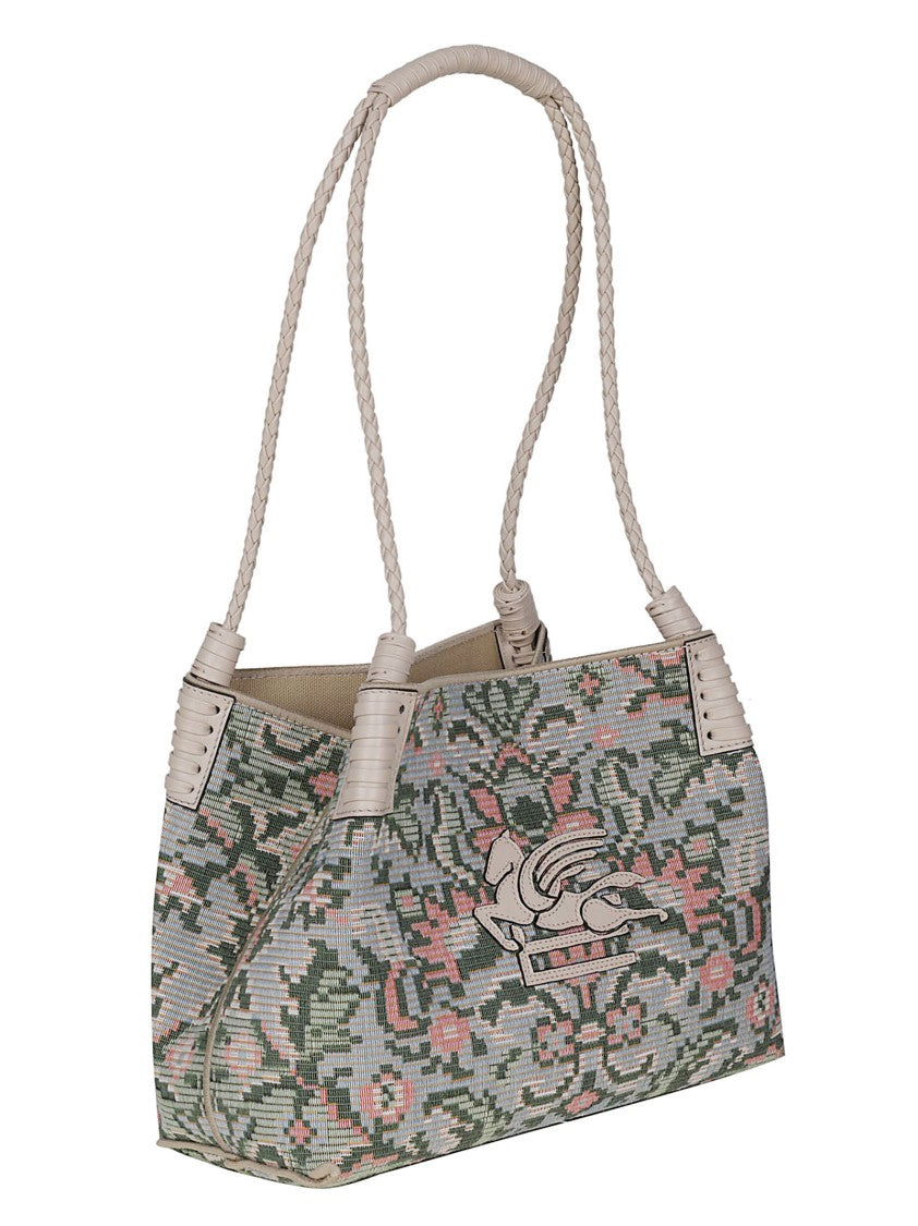 Etro Small Libra Bohemian Tapestry Tote Bag