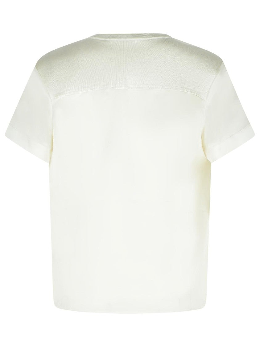 Simkhai 'Addy' White Acetate Blend T-Shirt