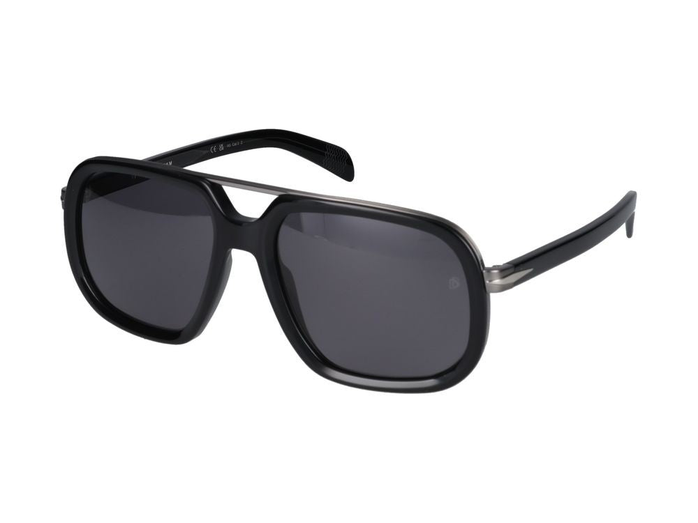David Beckham Sunglasses Db 7101/S Ans Black Dark Ruthenium 57/18/145