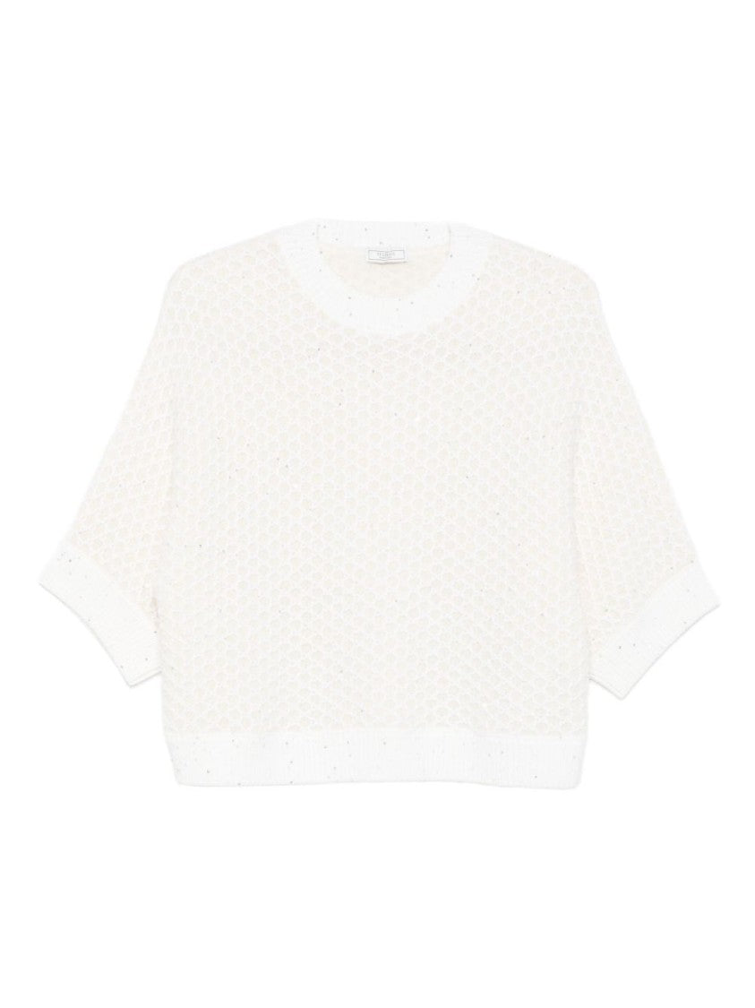 Peserico Textured Knit Virgin Wool Sweater