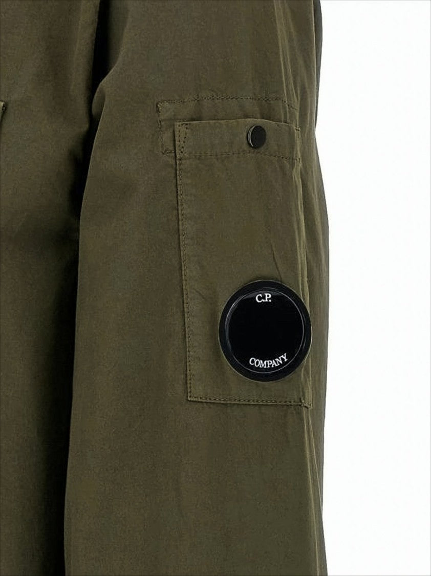 C.P. Company Long-Sleeve Utilitarian Shirt With Structured Collar