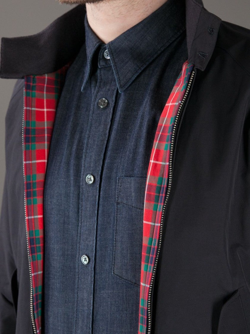 Baracuta G9 Classic Black Tartan Bomber Jacket