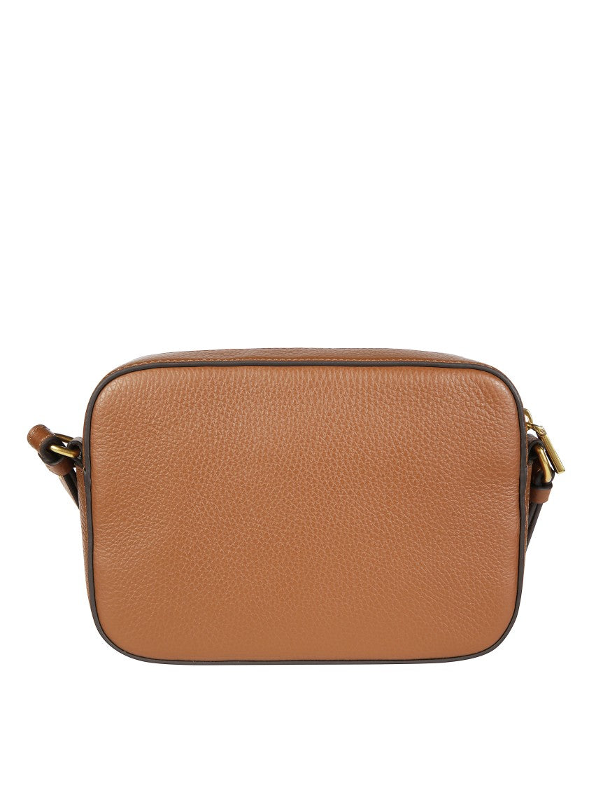 Coccinelle Textured Leather Crossbody Bag