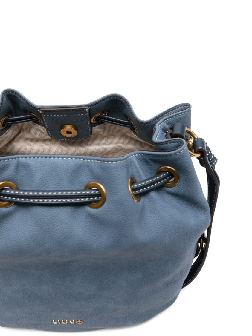 Liu Jo Cloud Blue Drawstring Shoulder Bag