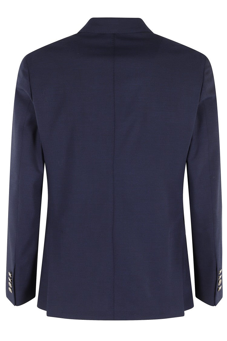 Eleventy Double-Breasted Peak Jacket