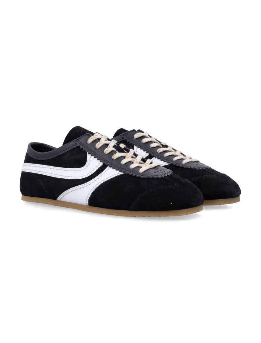 Dries Van Noten Suede Retro Woman's Sneakers