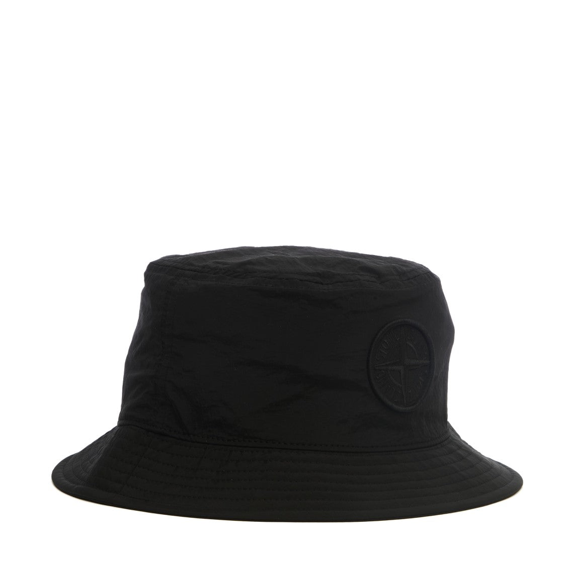 Stone Island Black Hat With Subtle Branding
