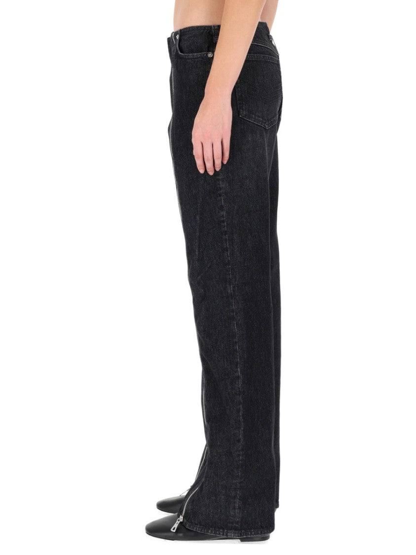 Jean Paul Gaultier Relaxed Fit Black Denim Pants