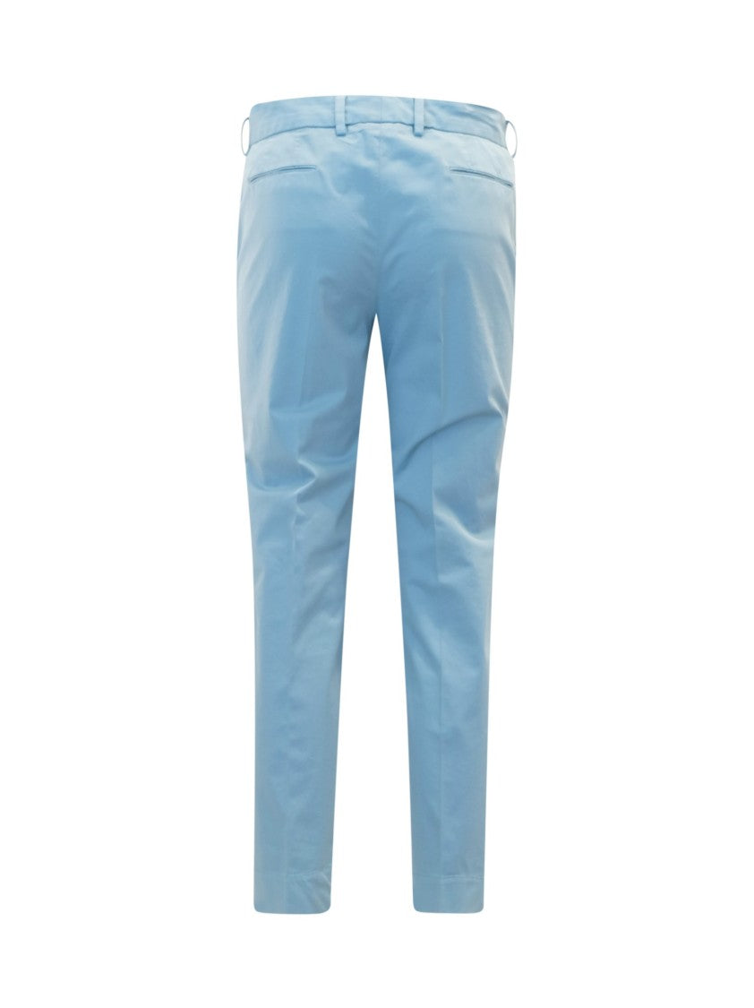 Pt Light Blue Satin Pants