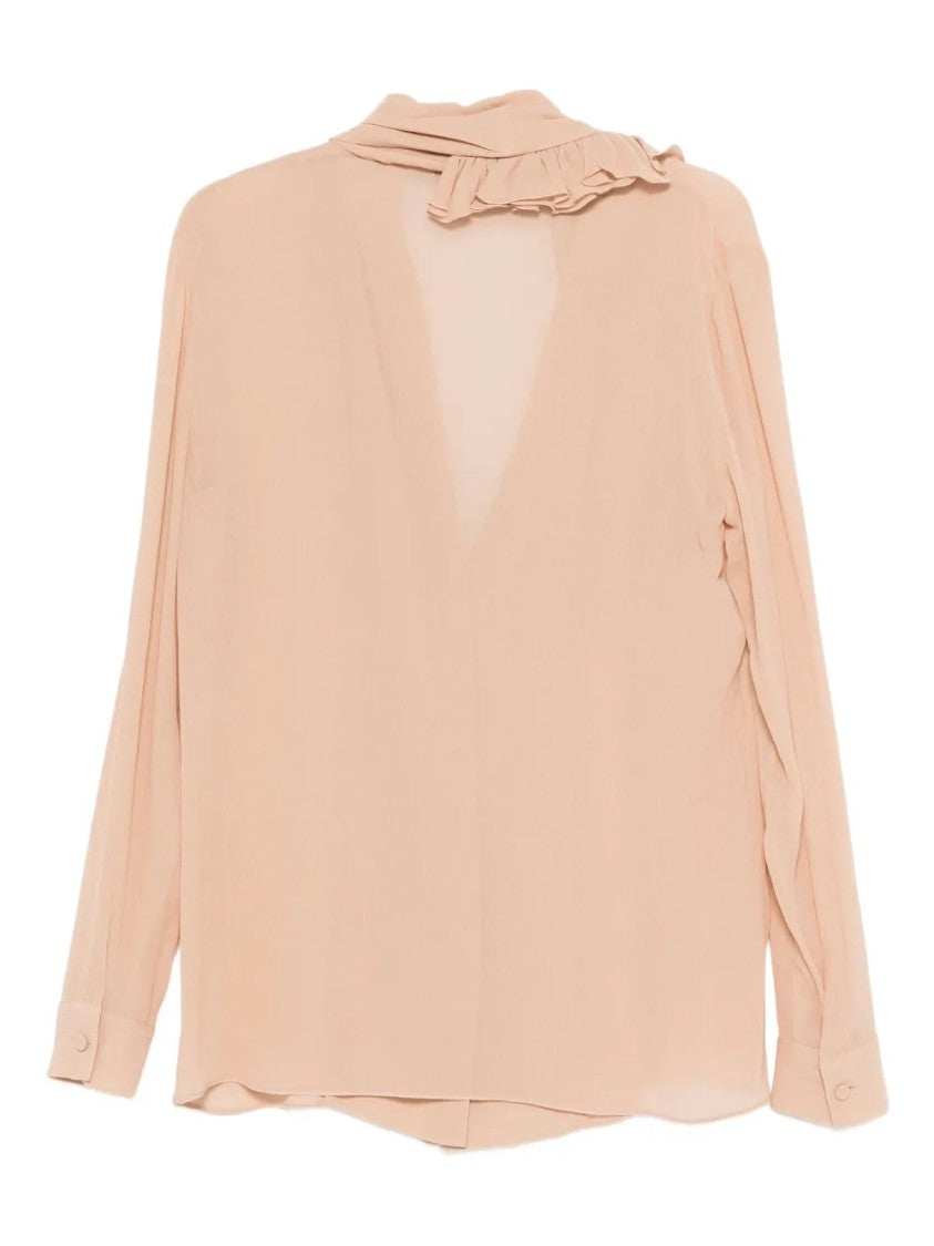 Alberta Ferretti Tailored Button-Down Shirt With Structured Collar