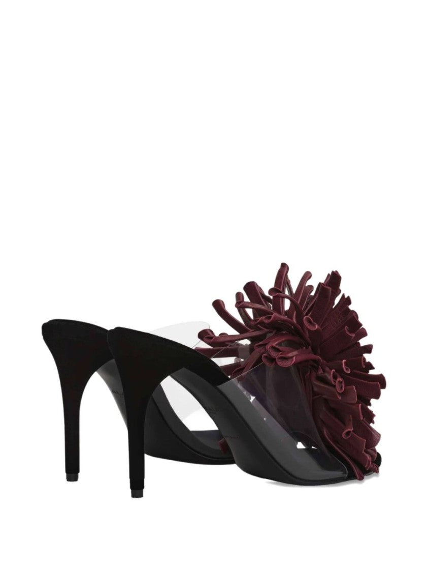 Alaïa Sandal With 3D Floral Detail