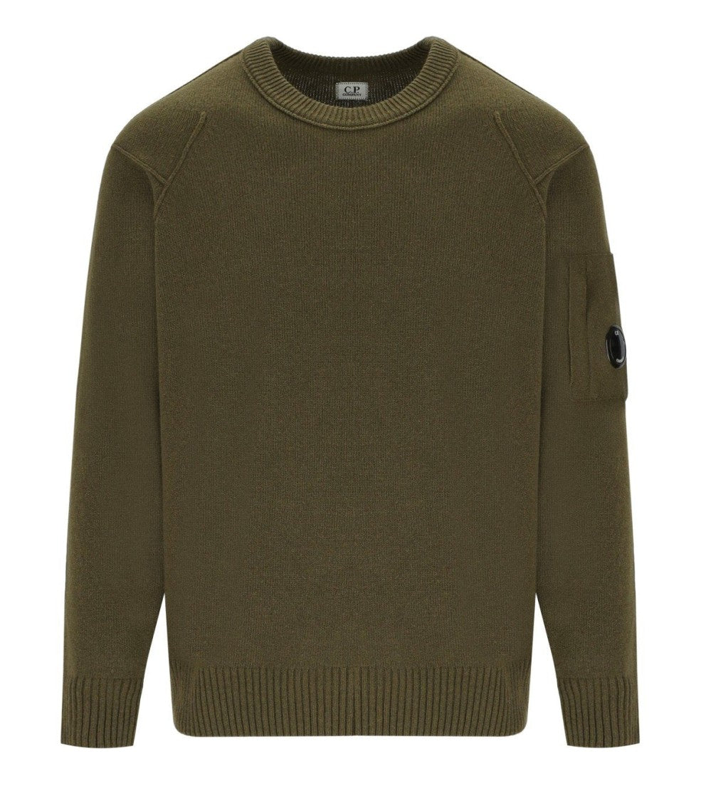 C.P. Company Grs Ivy Green Crewneck Jumper