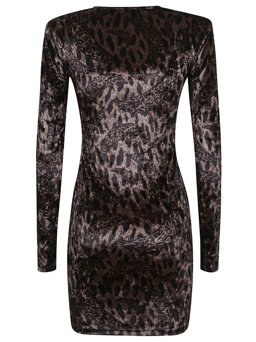 Fiorucci Fiorucci Mini Dress With Long Sleeves